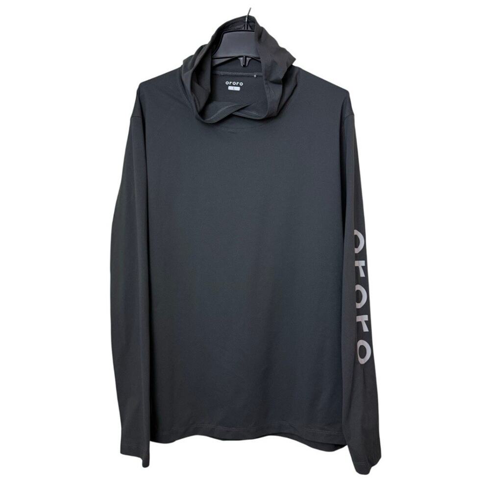 Ororo Hoodie Mens Large Gray Pullover Quick Dry Unisex Athleisure